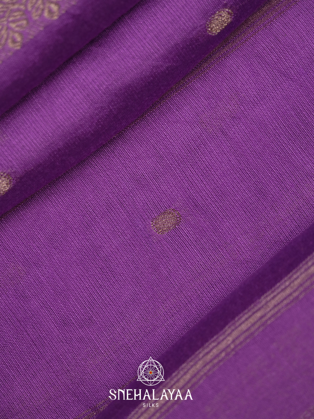 Lilac Chanderi Saree