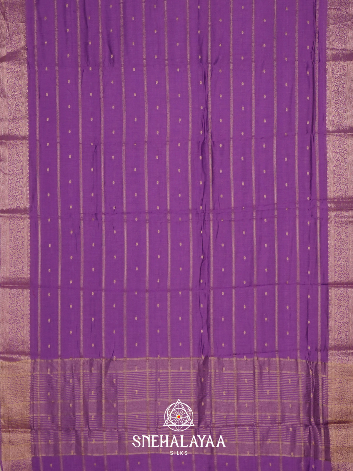 Lilac Chanderi Saree