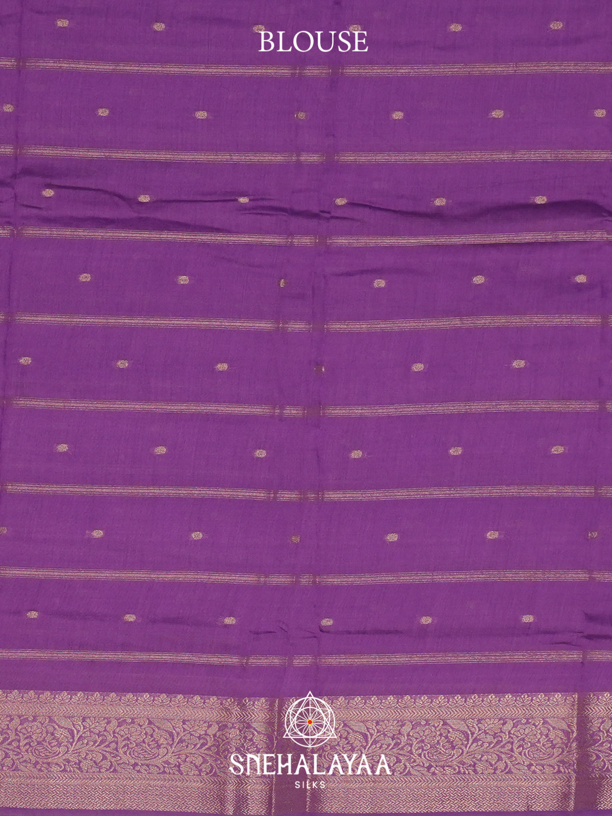 Lilac Chanderi Saree