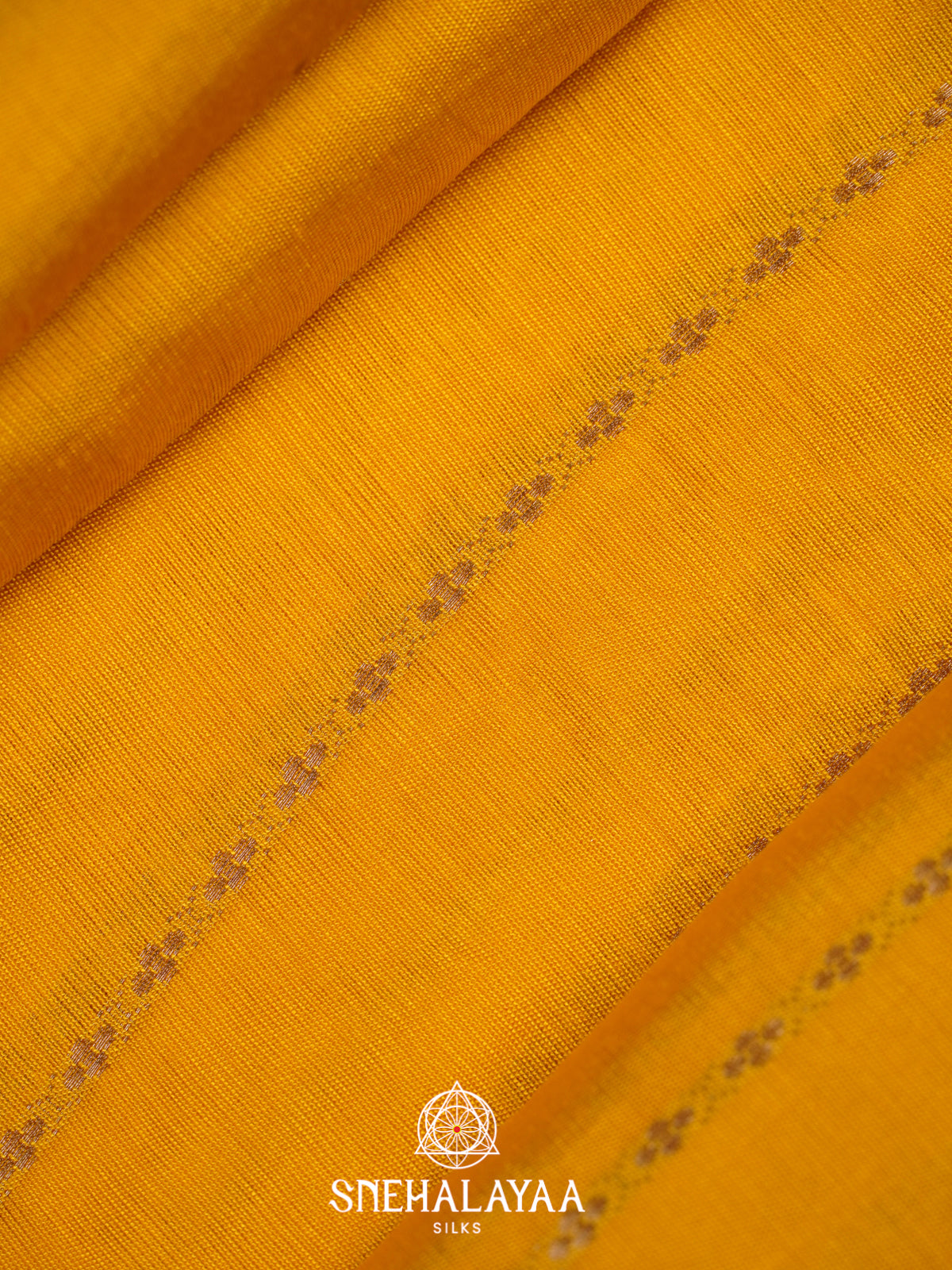 Yellow Chanderi Saree