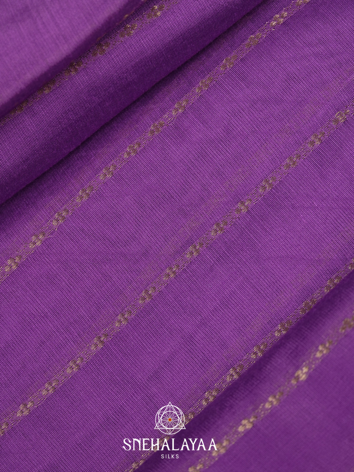 Lilac Chanderi Saree