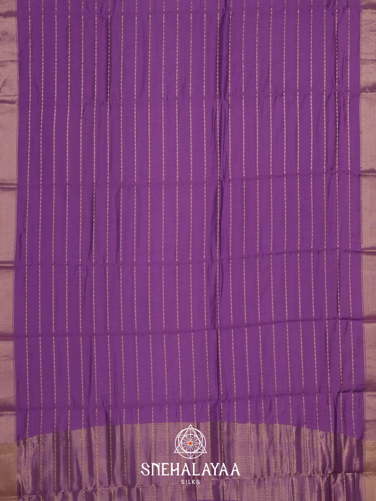 Lilac Chanderi Saree