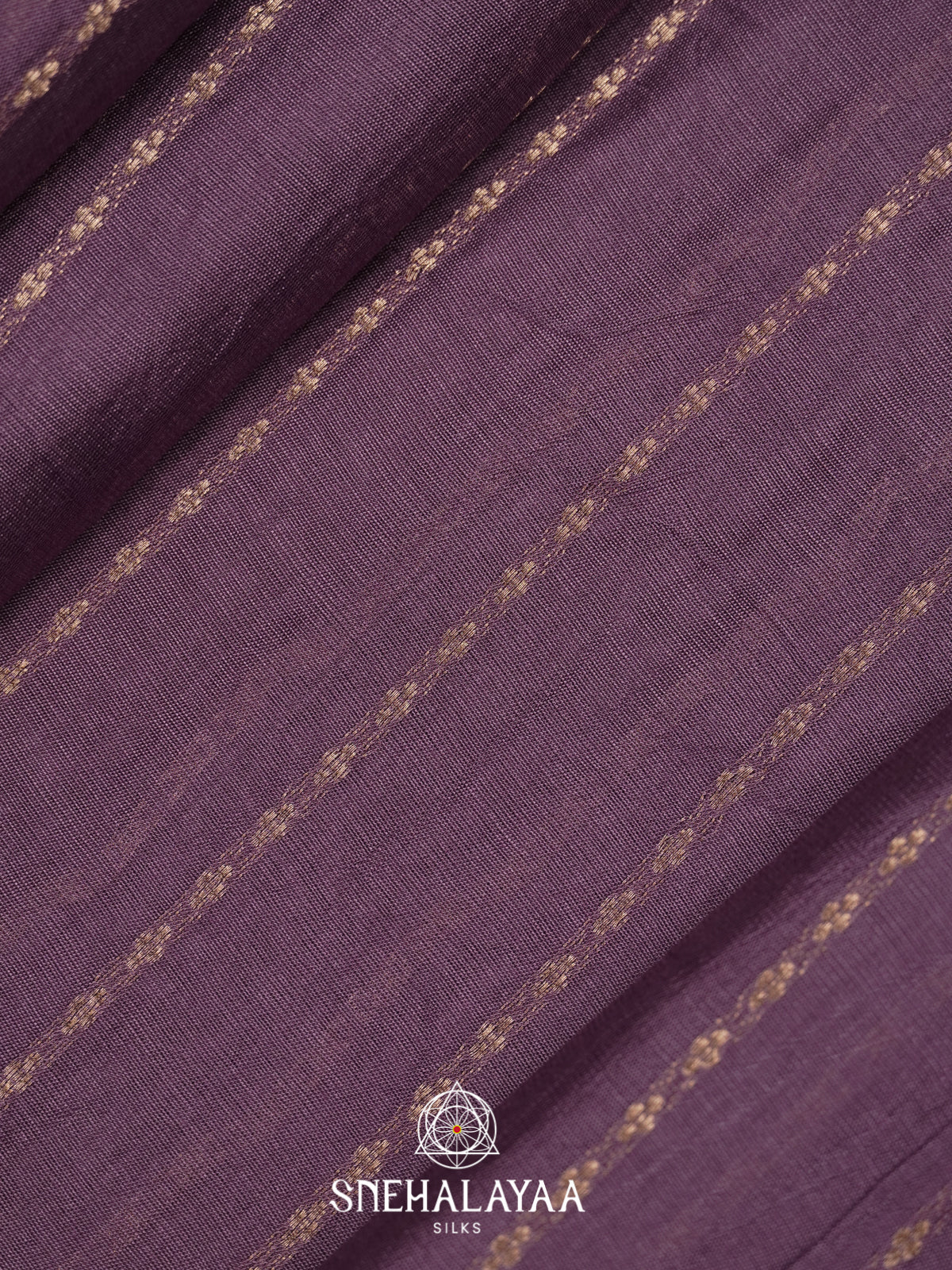 Dusty Mauve Chanderi Saree