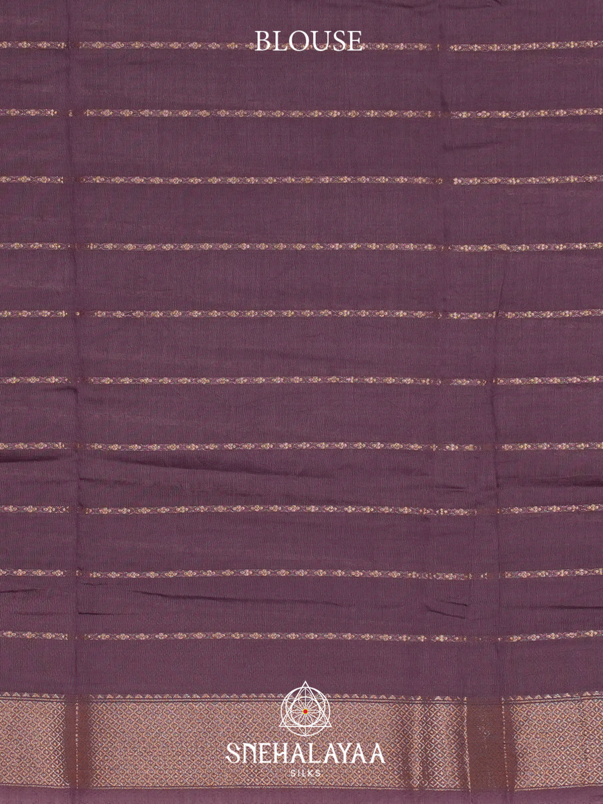 Dusty Mauve Chanderi Saree