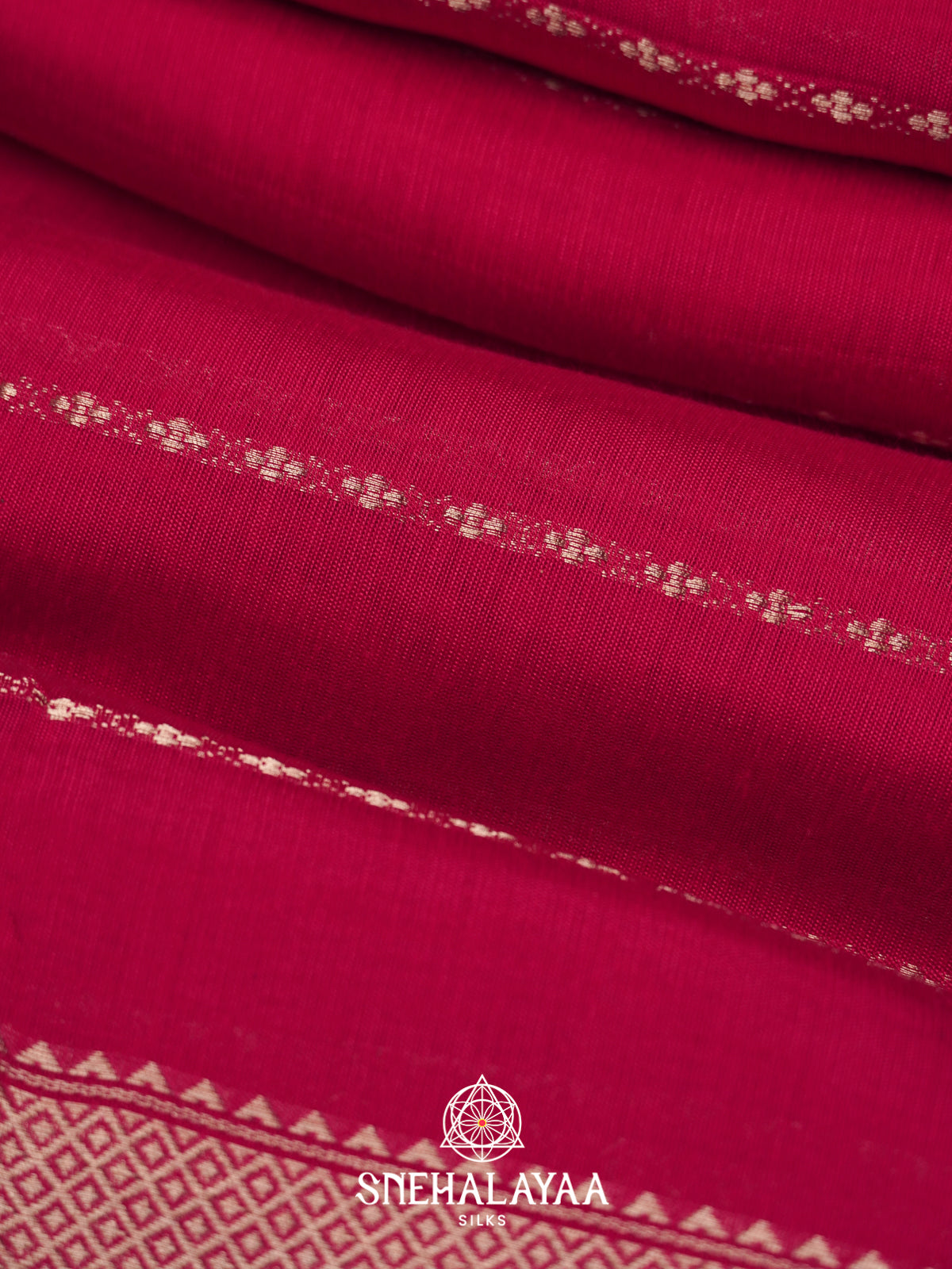 Pink Chanderi Saree
