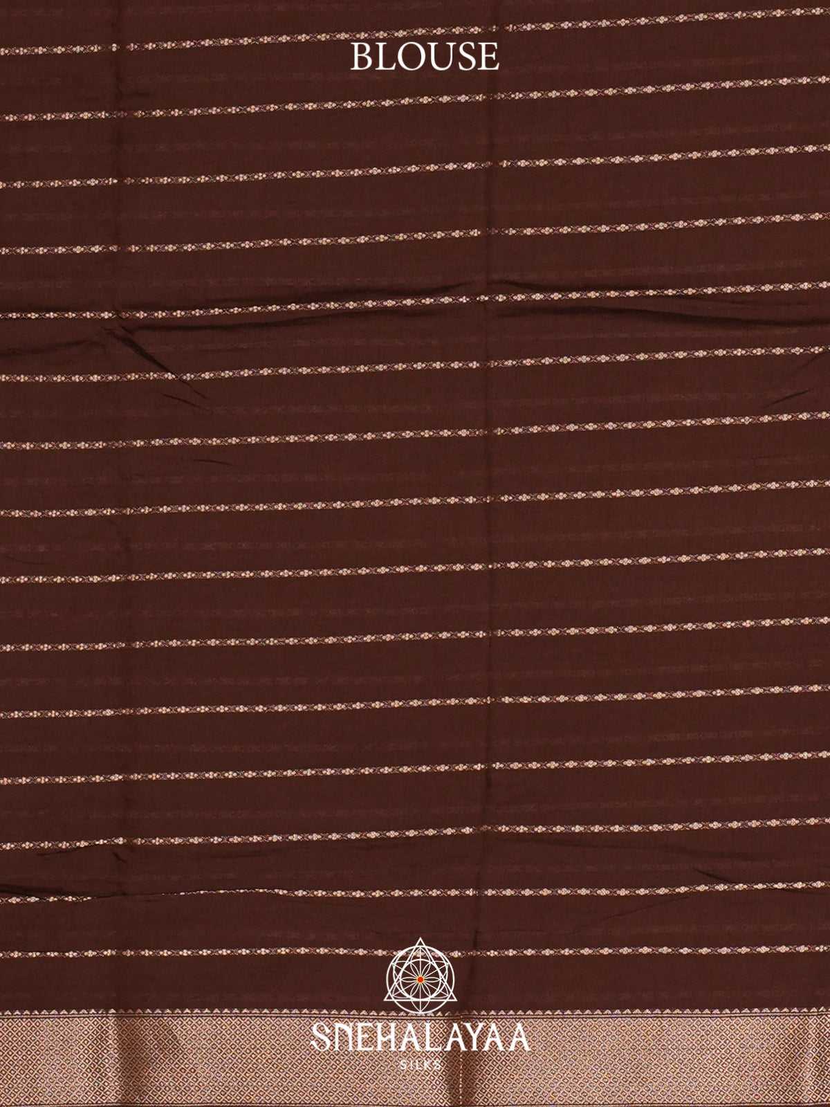 Brown Chanderi Saree