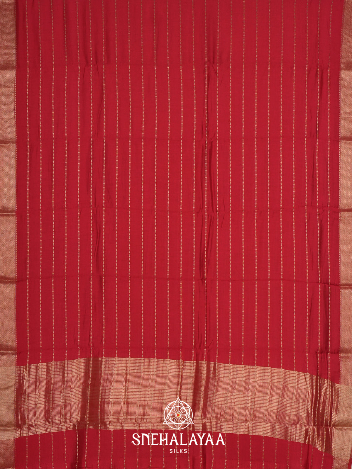 Red Chanderi Saree