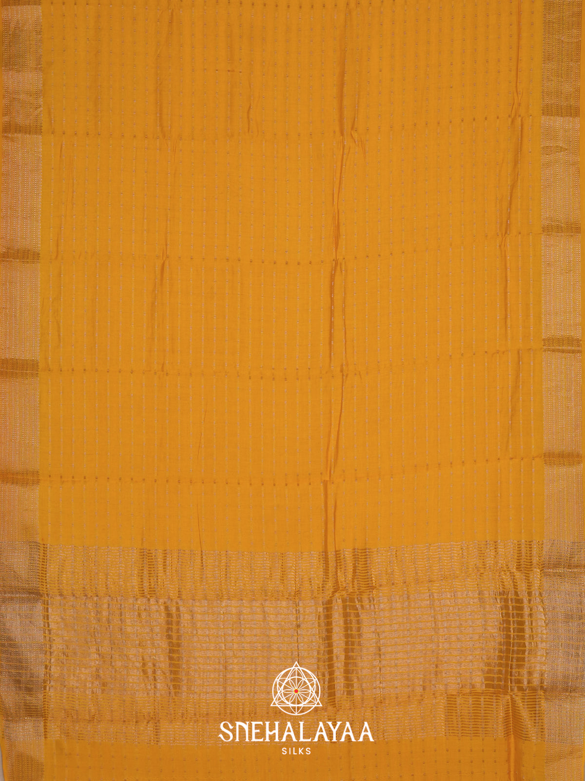 Yellow Chanderi Saree