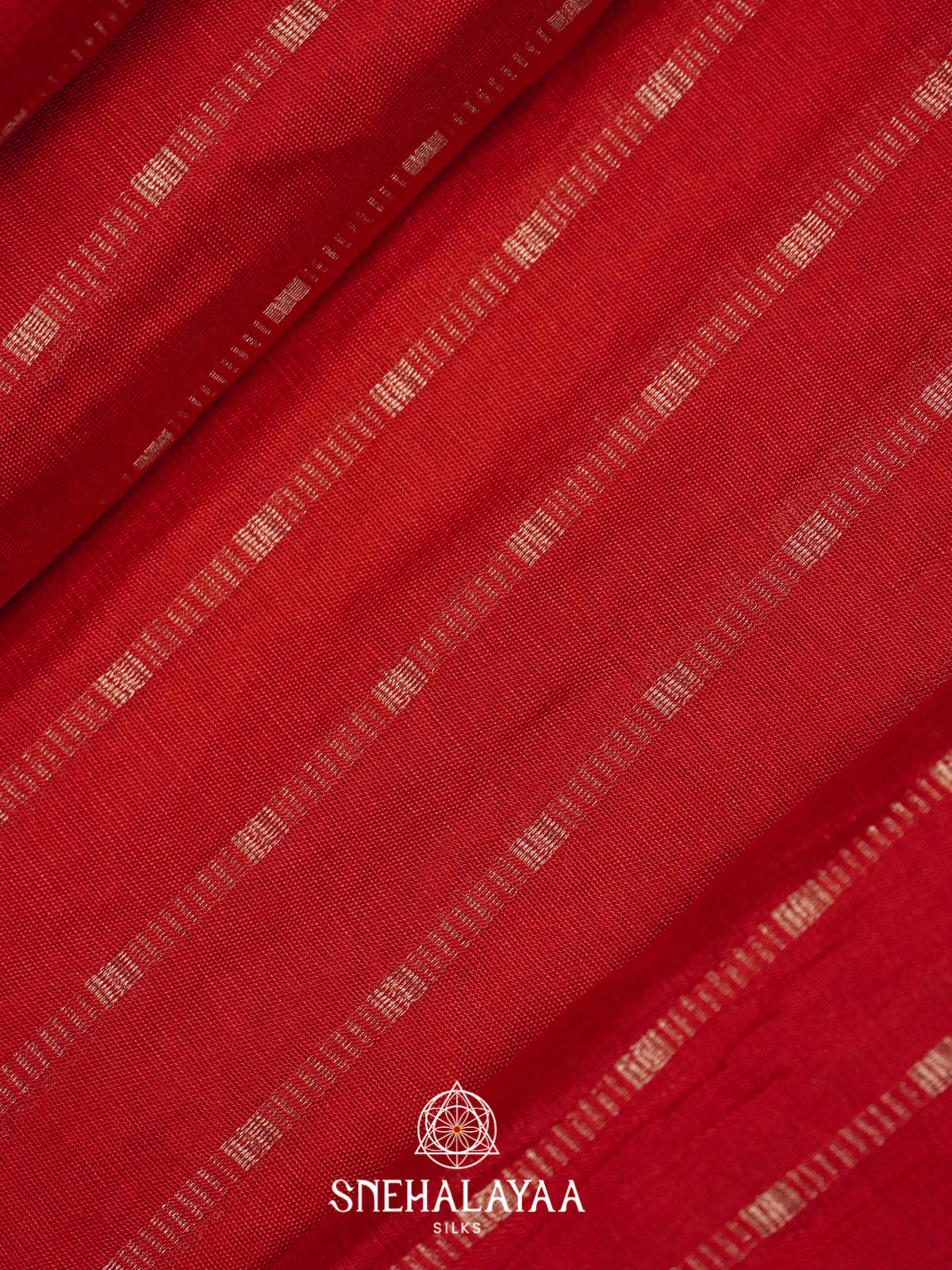 Red Chanderi Saree