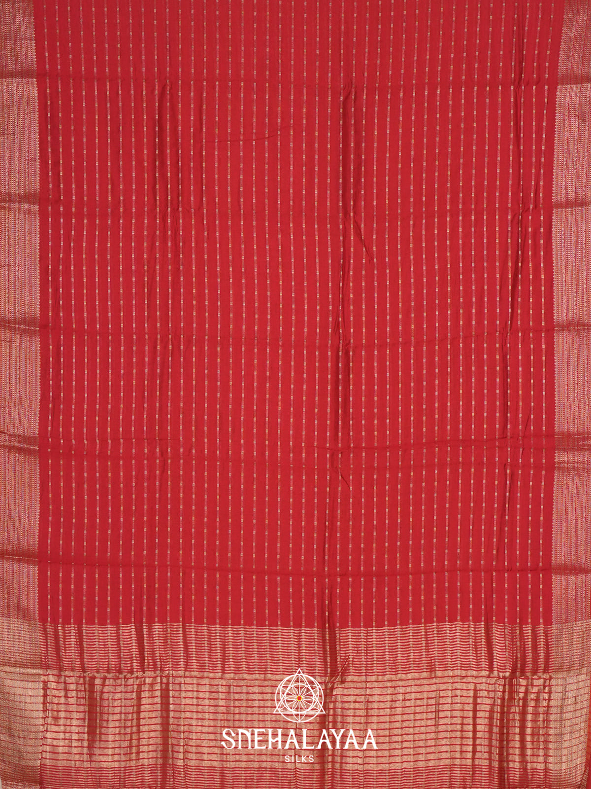 Red Chanderi Saree