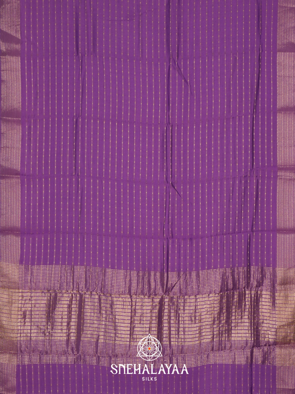 Lilac Chanderi Saree