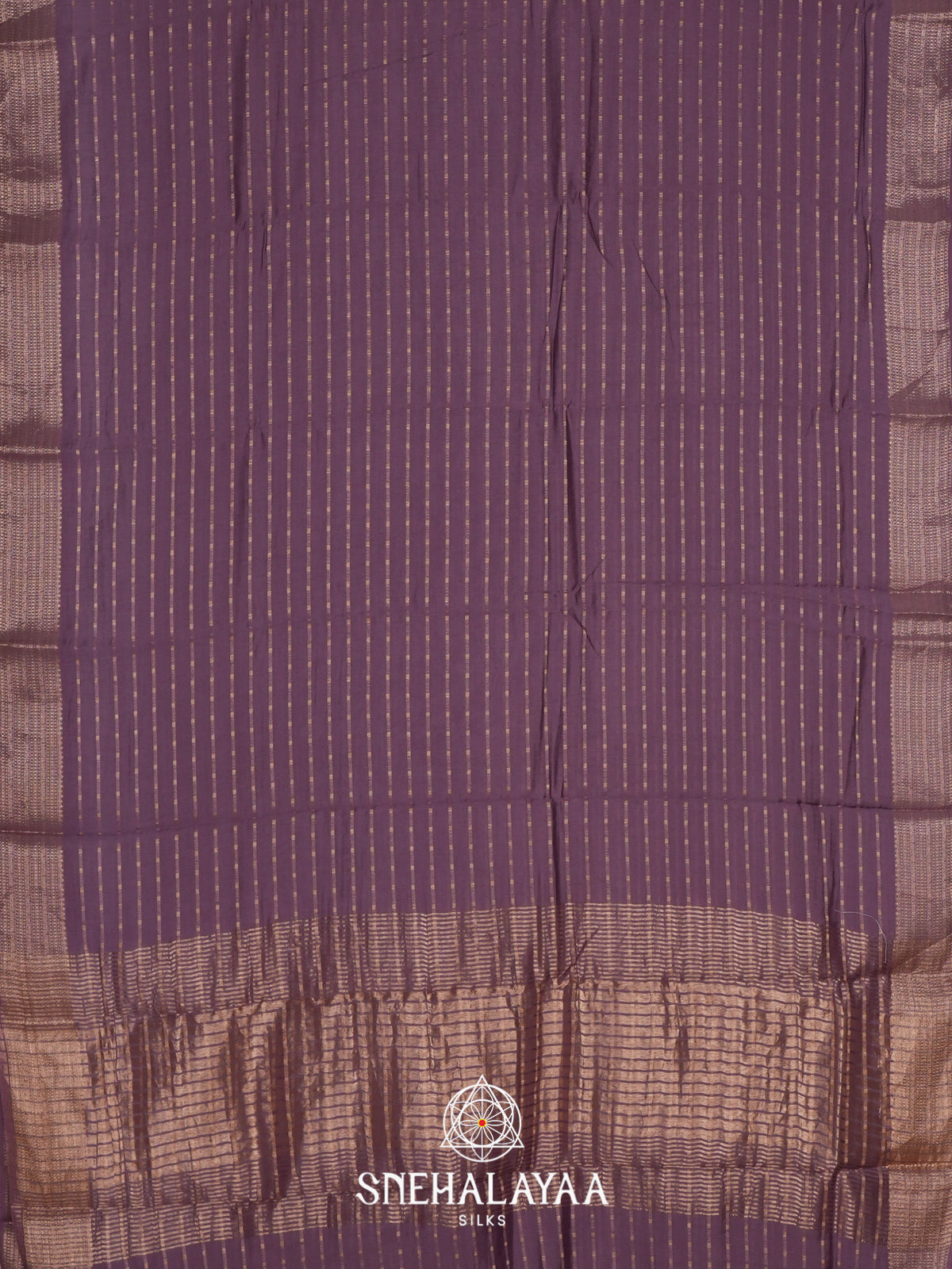 Dusty Mauve Chanderi Saree
