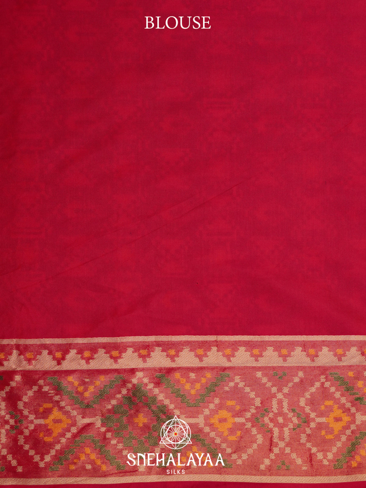Navy Blue Semi Patola Saree