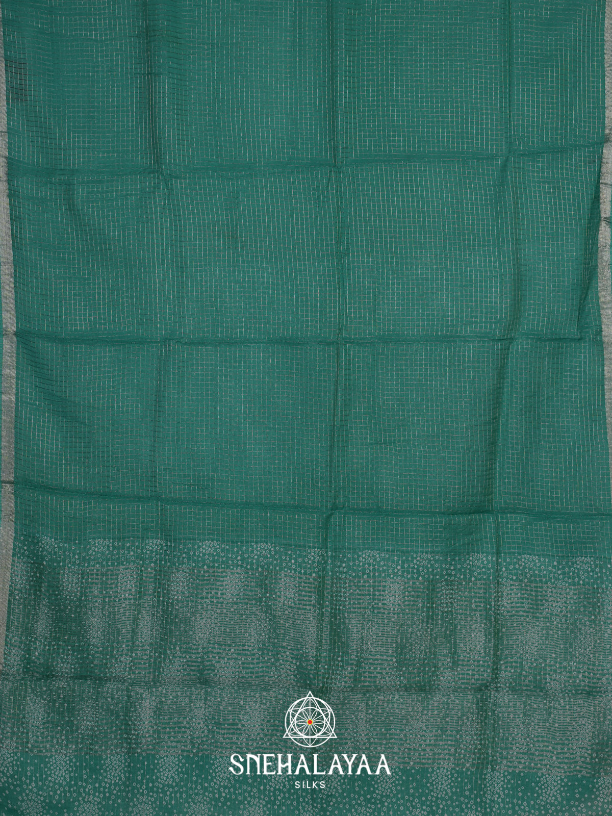 Sea Green Mangalagiri Silk Cotton Saree