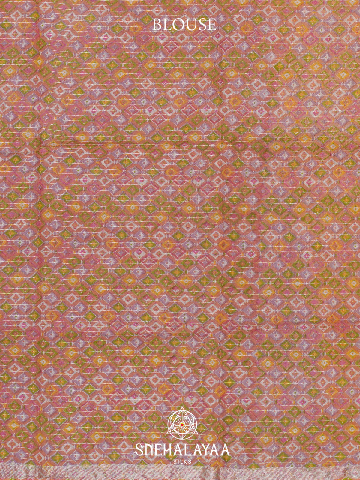 Lilac Mangalagiri Silk Cotton Saree