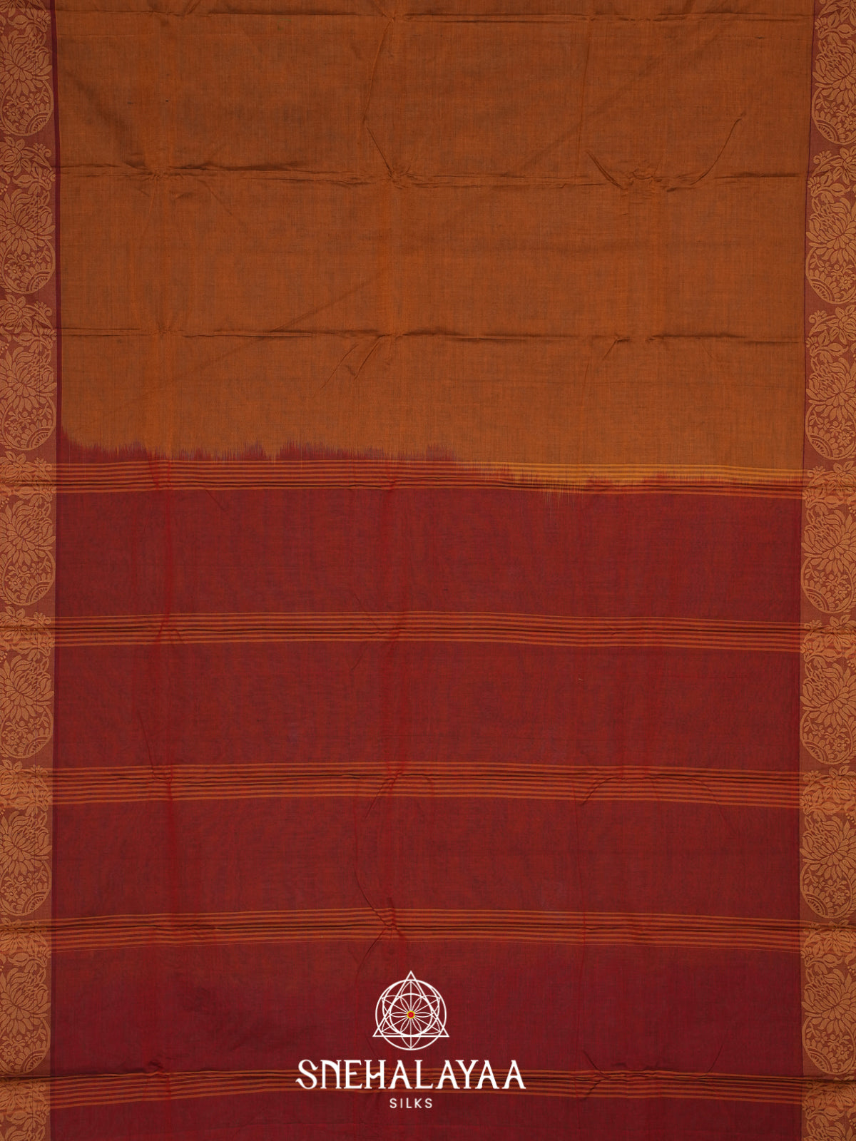 Mustard   Bengal Cotton Saree