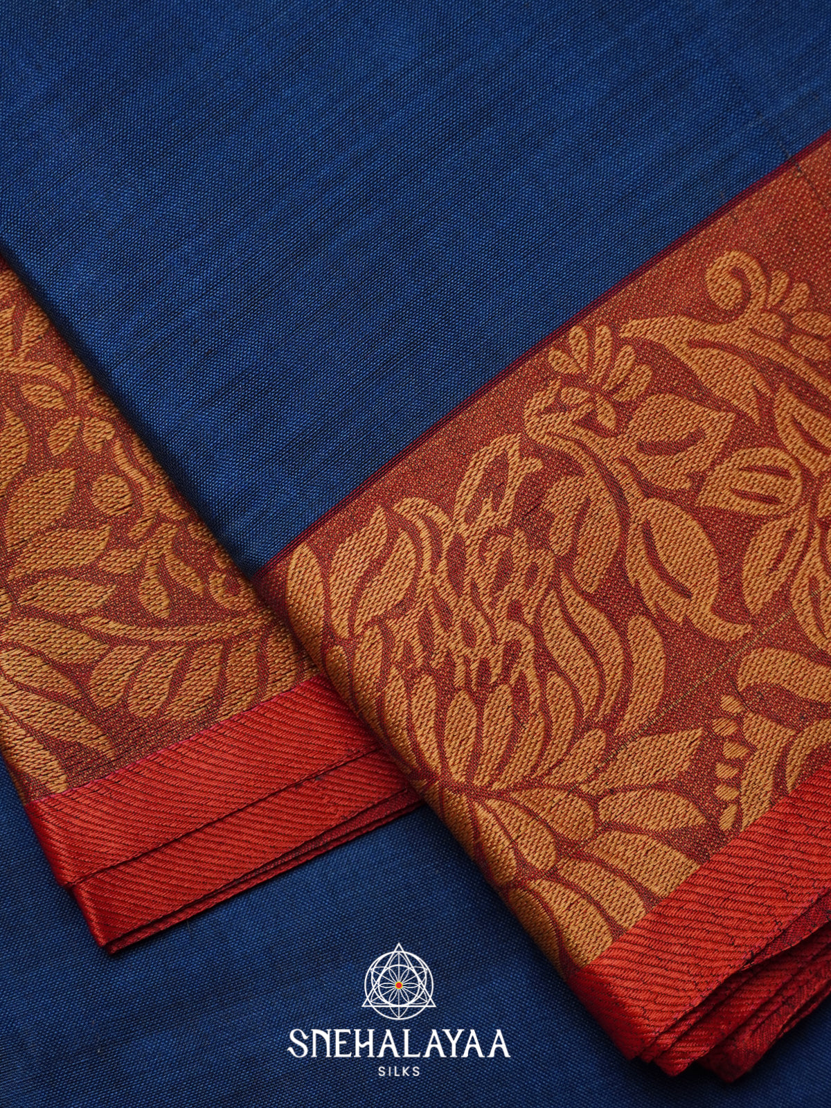 Blue Bengal Cotton Saree