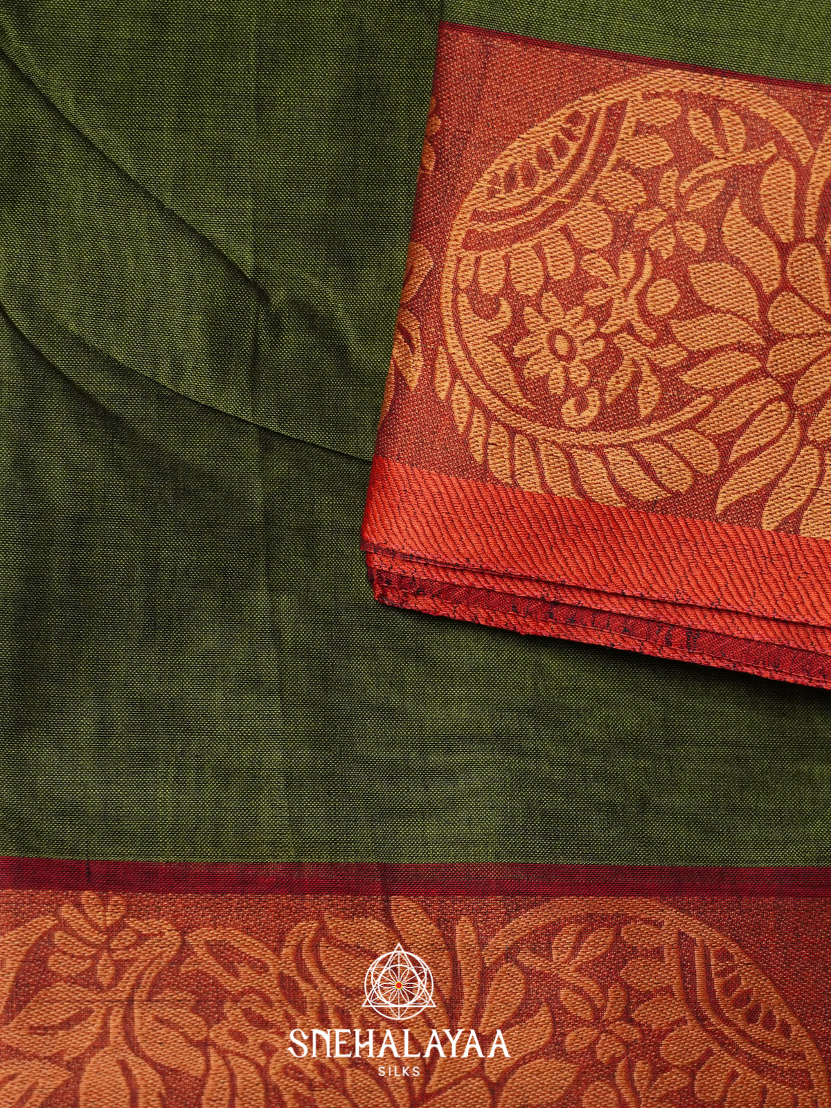 Green Bengal Cotton Saree