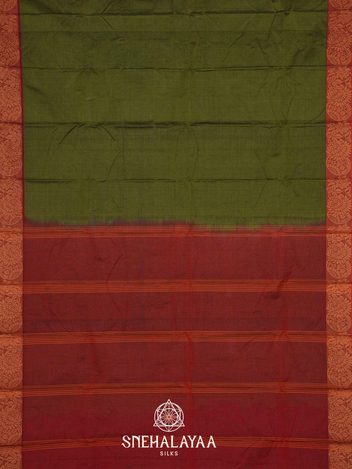 Green Bengal Cotton Saree