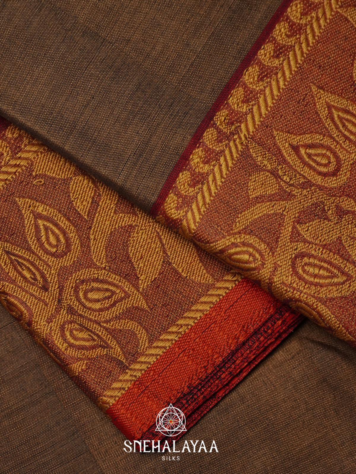 Brown Bengal Cotton Saree