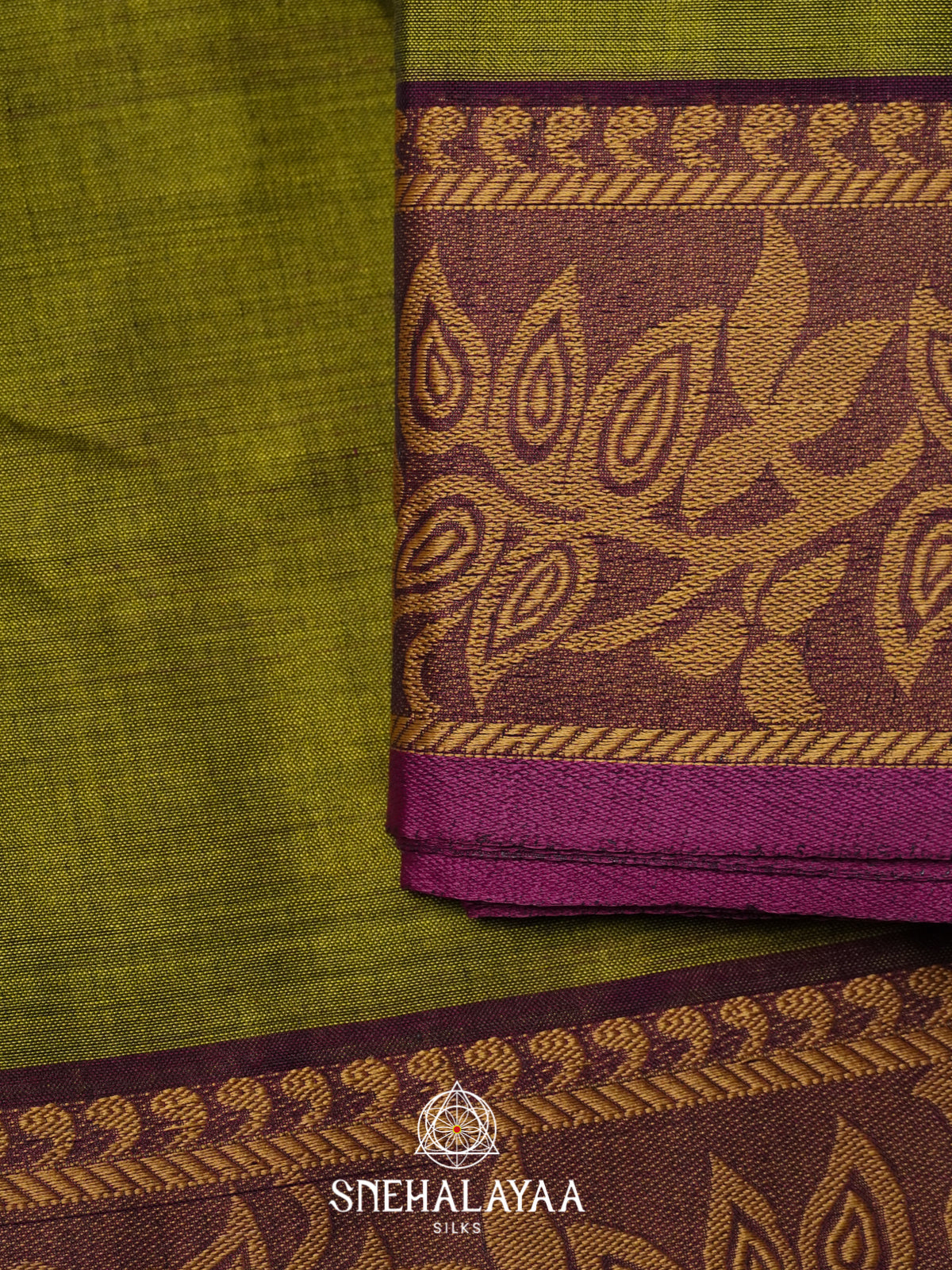 Mehendi Green Bengal Cotton Saree