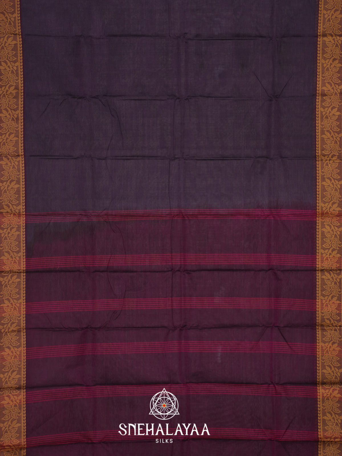 Purple Bengal Cotton Saree