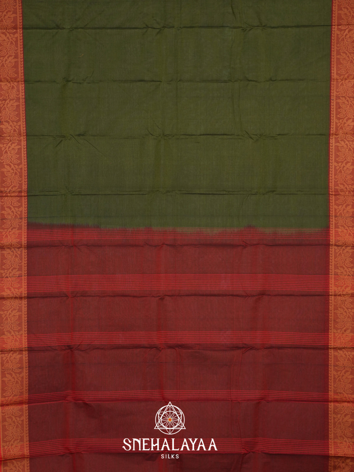 Green Bengal Cotton Saree