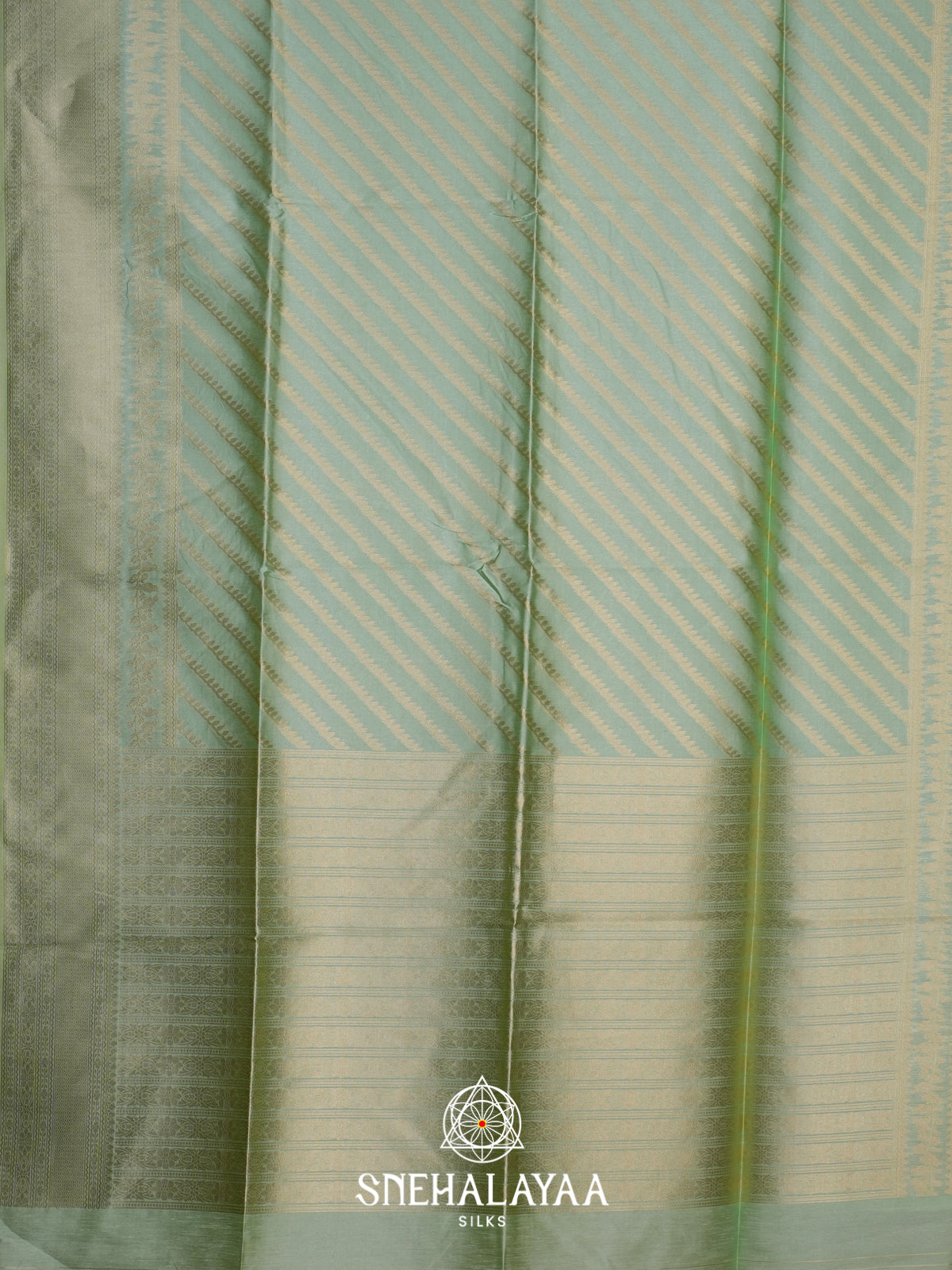 Sea Green Jute Saree