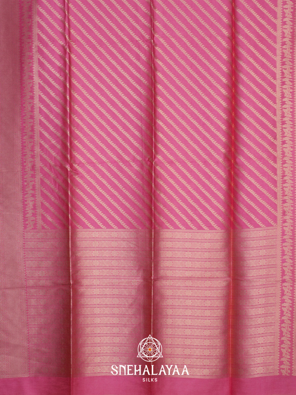 Pink Jute Saree
