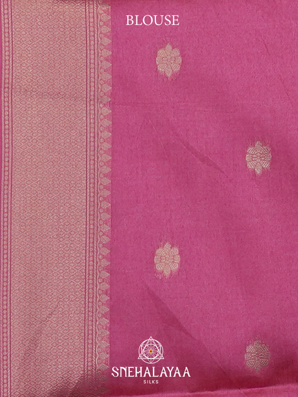 Pink Jute Saree