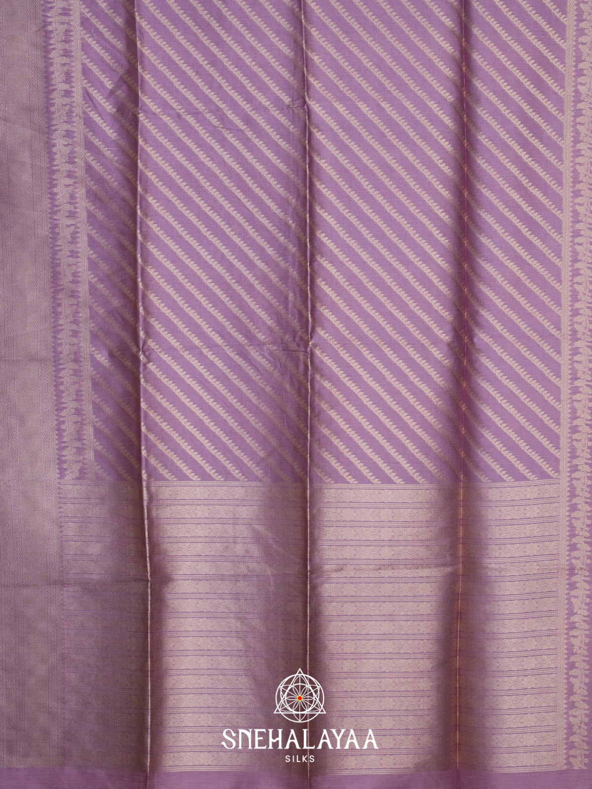 Lavender Jute Saree