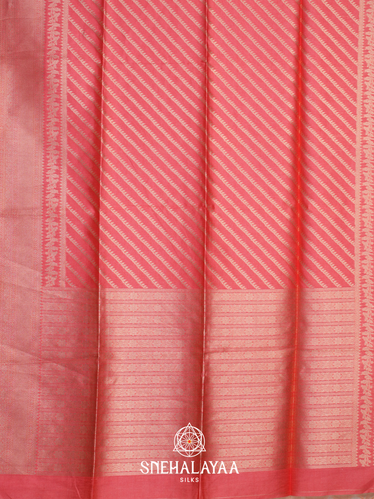 Peach Jute Saree