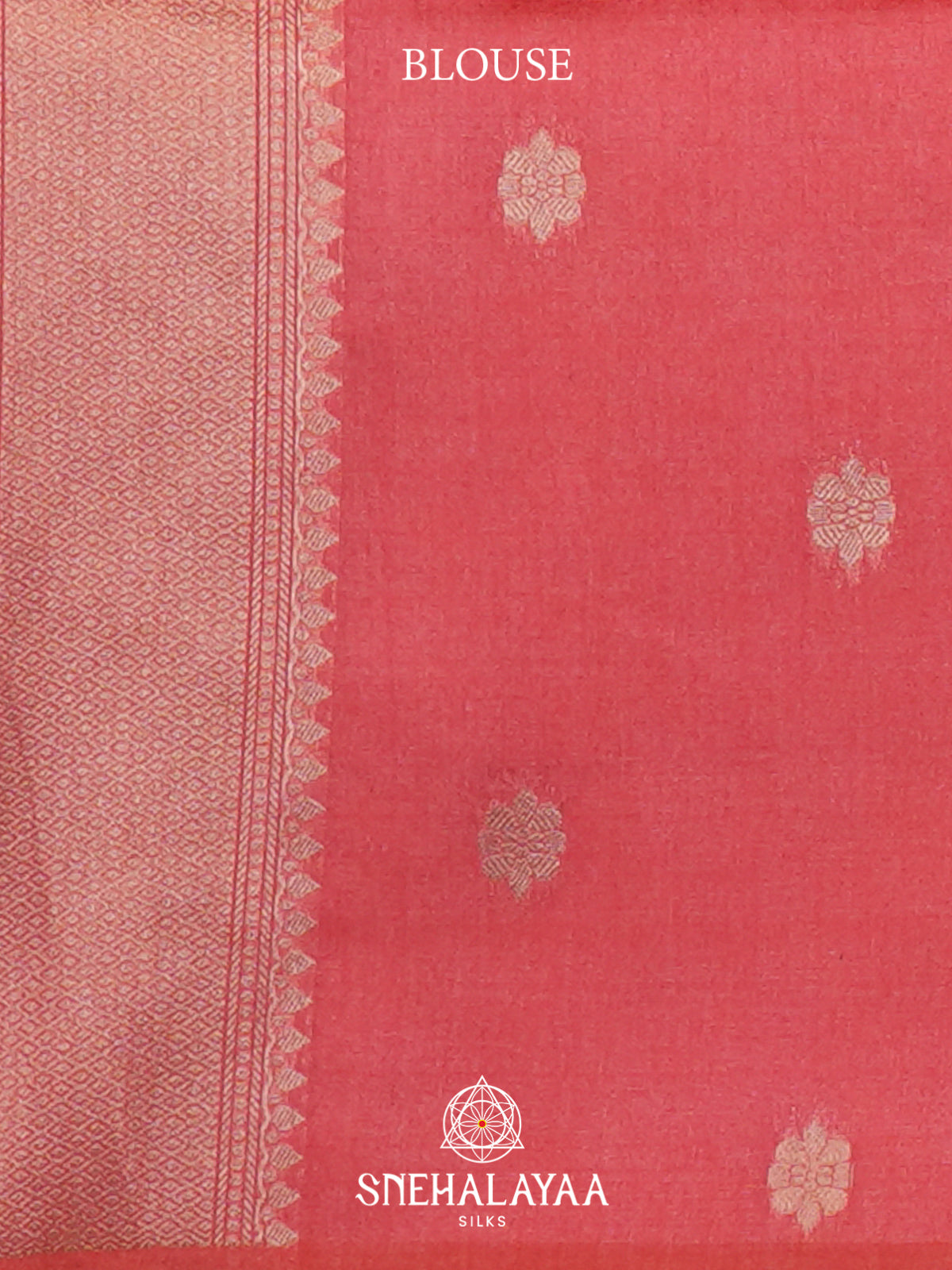 Peach Jute Saree