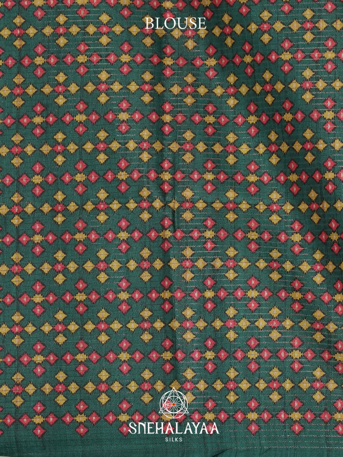 Bottle Green Tussar Saree