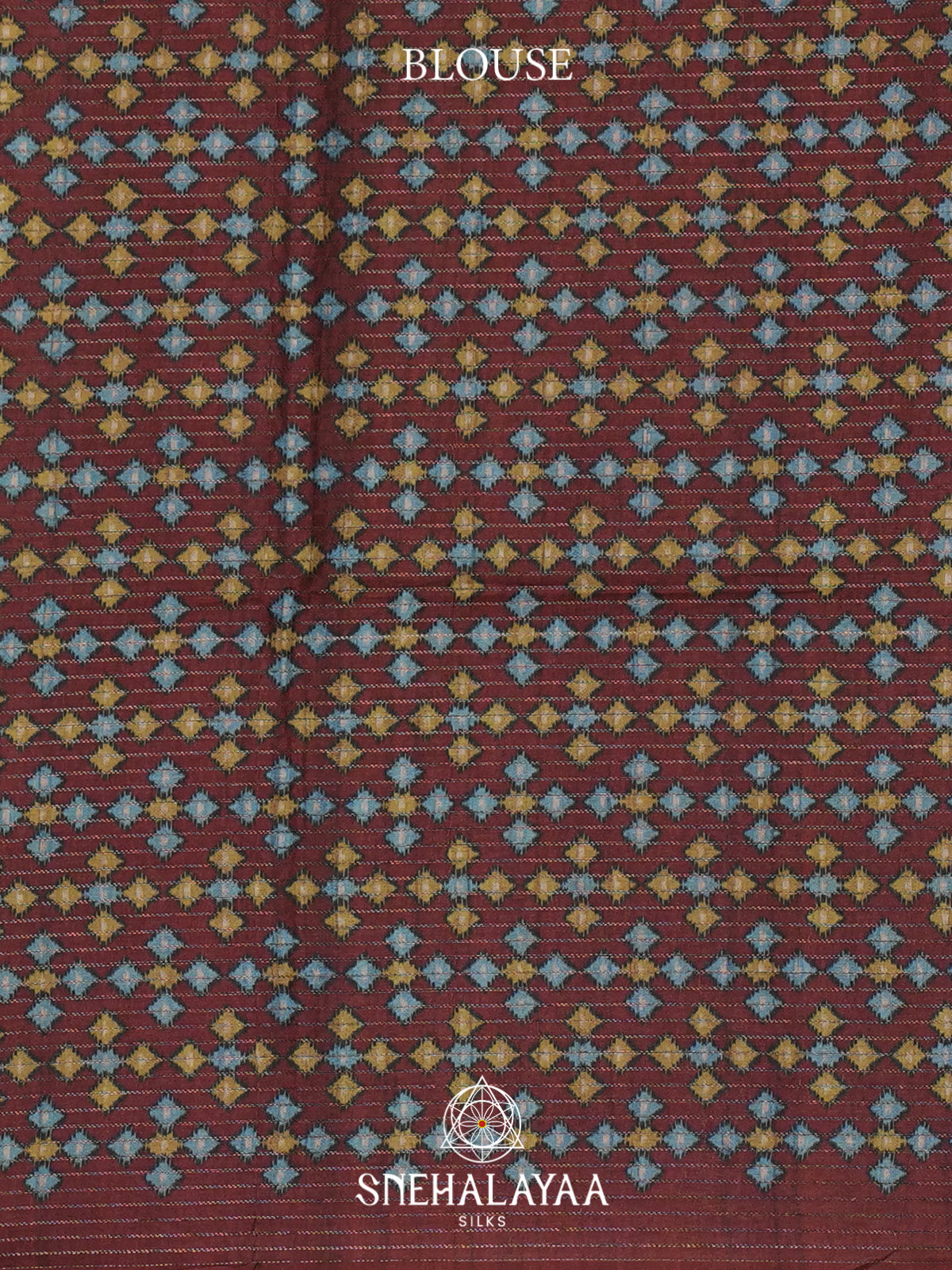Brick Red Tussar Saree
