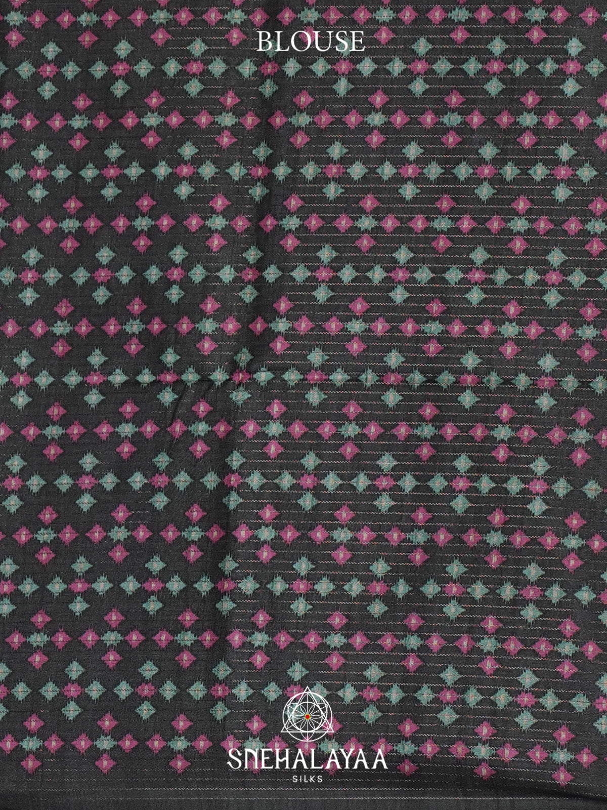 Black Tussar Saree
