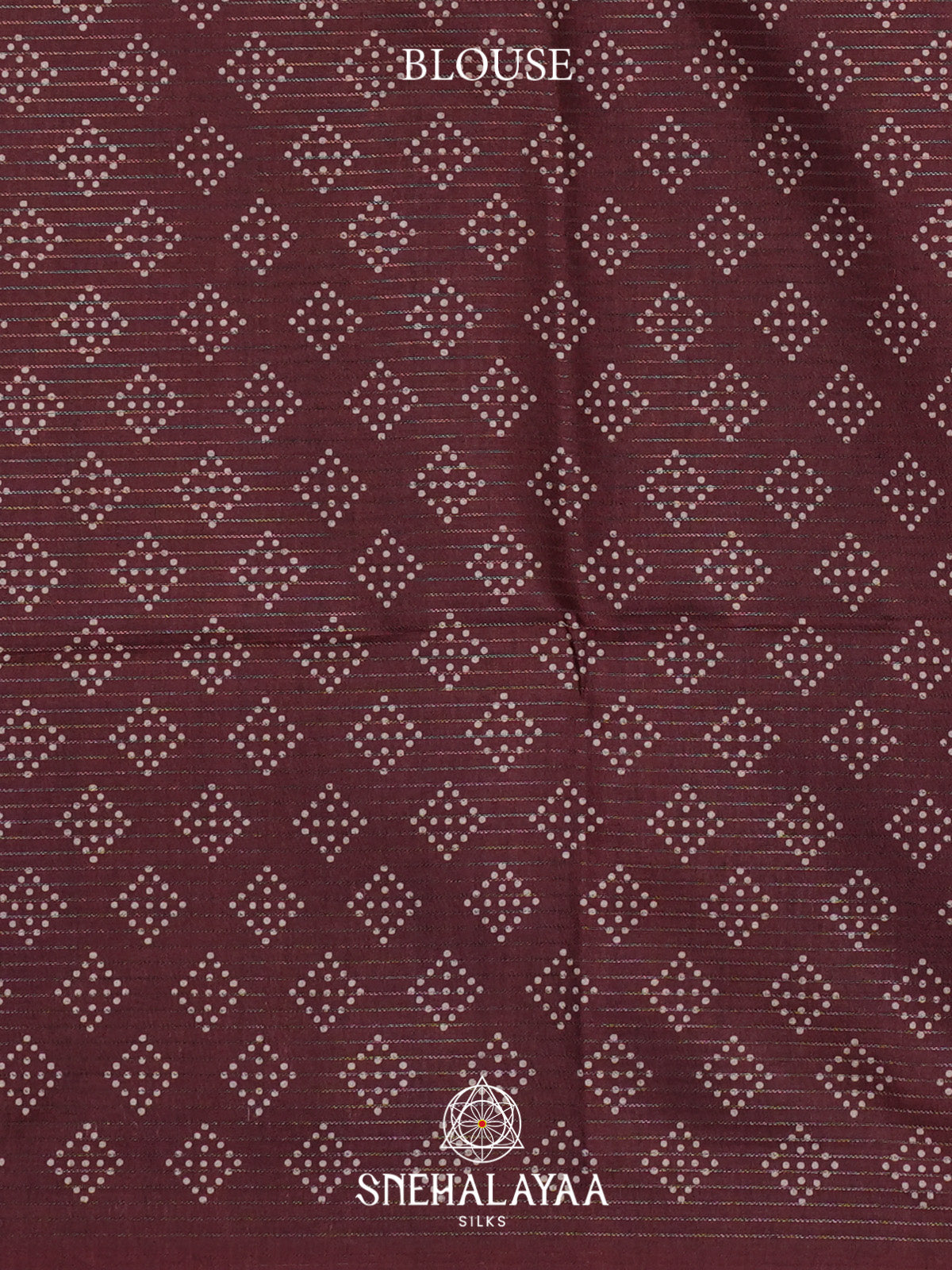 Burgundy Tussar Saree
