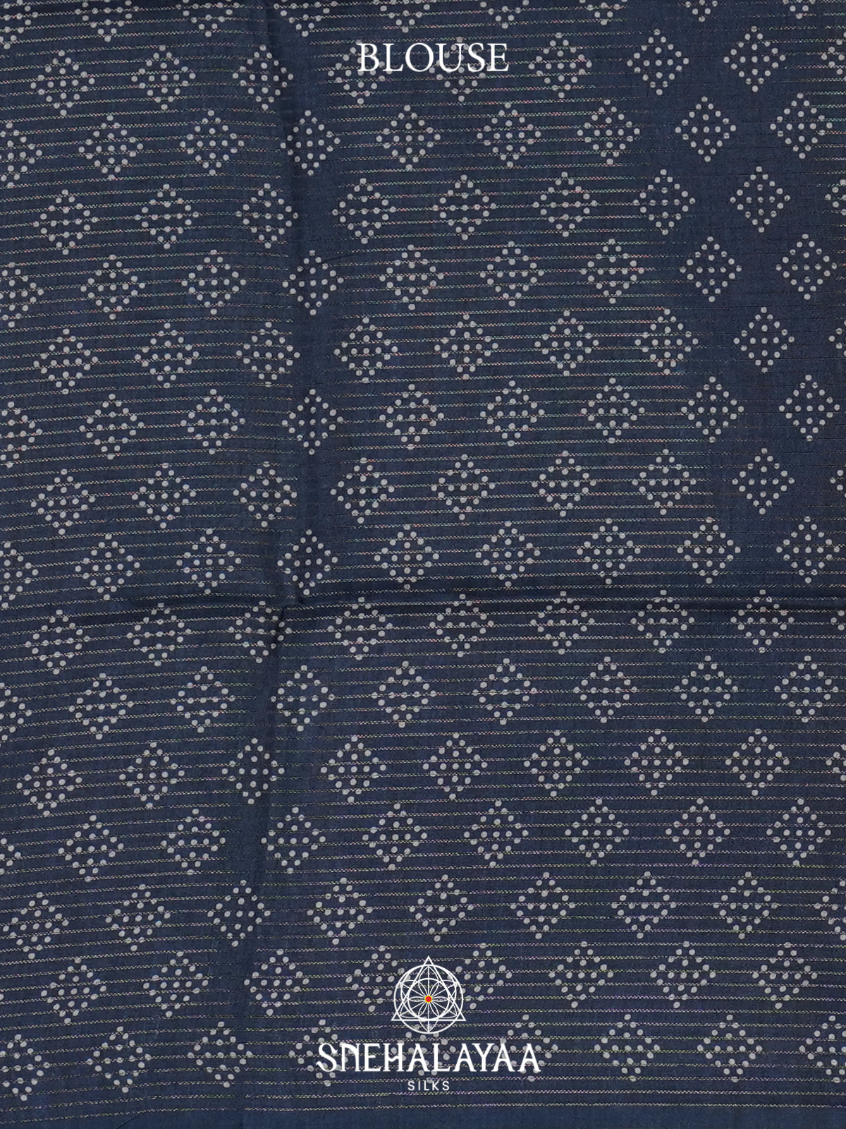Indigo Blue Tussar Saree