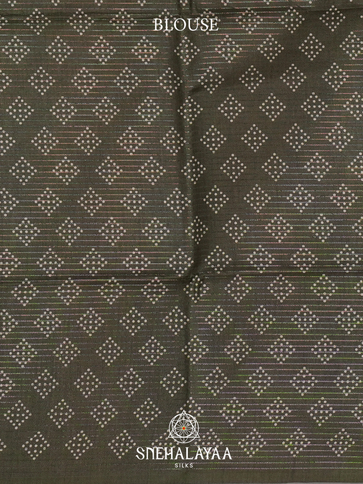 Olive Green Tussar Saree