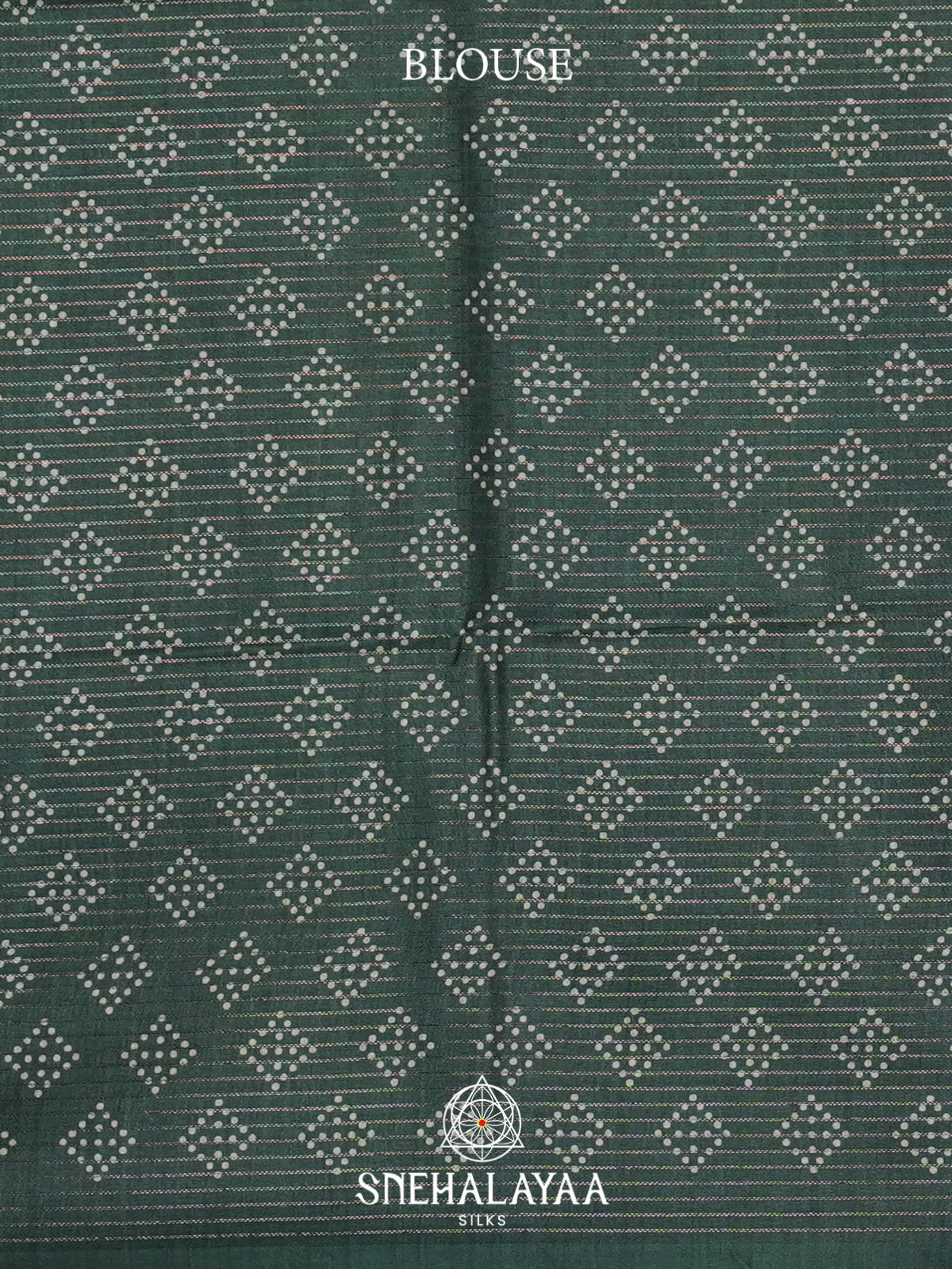 Bottle Green Tussar Saree