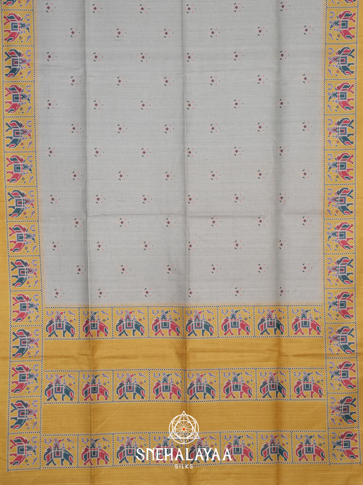 Off White Jute Saree