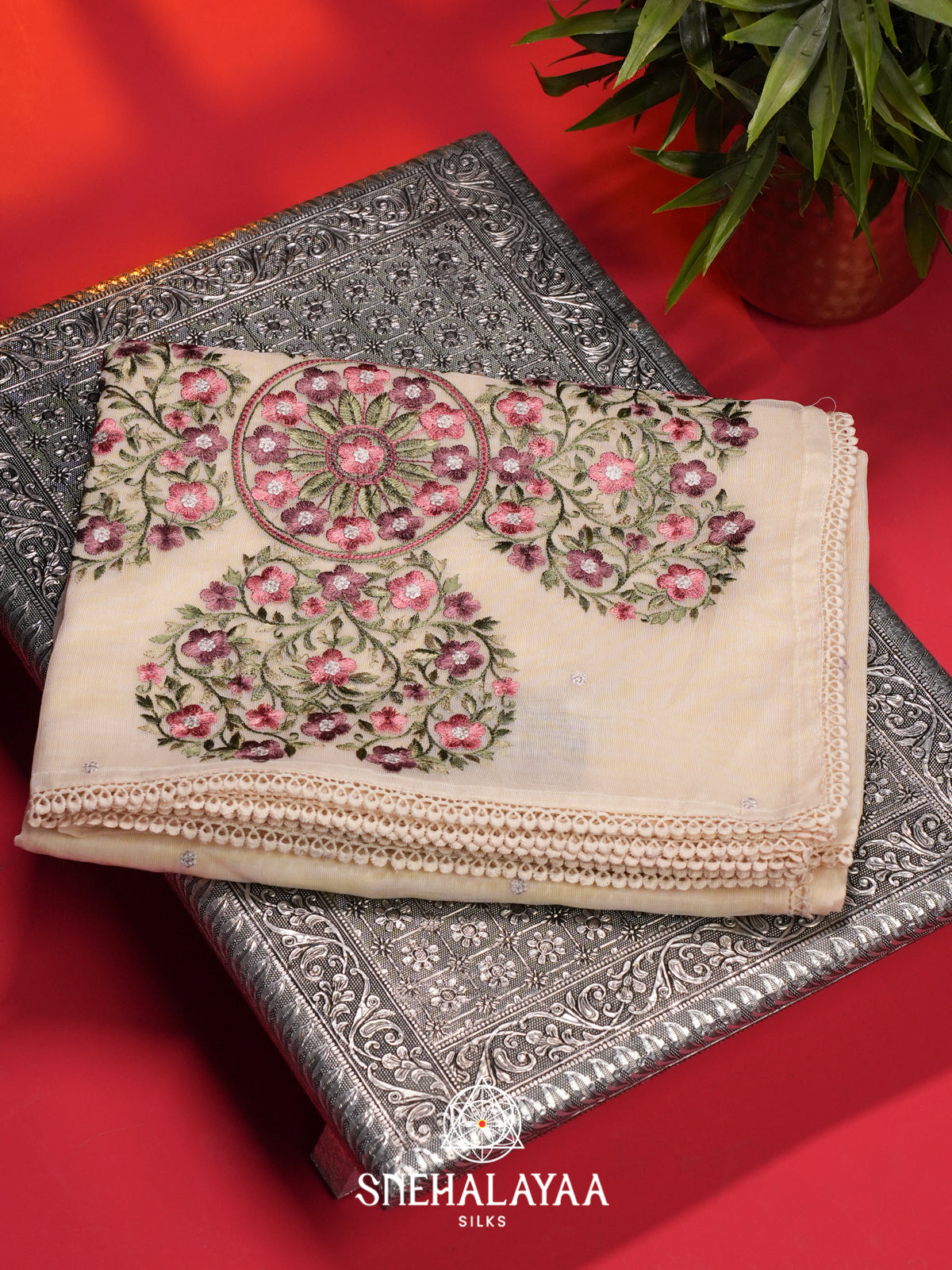 Sandal Linen Saree