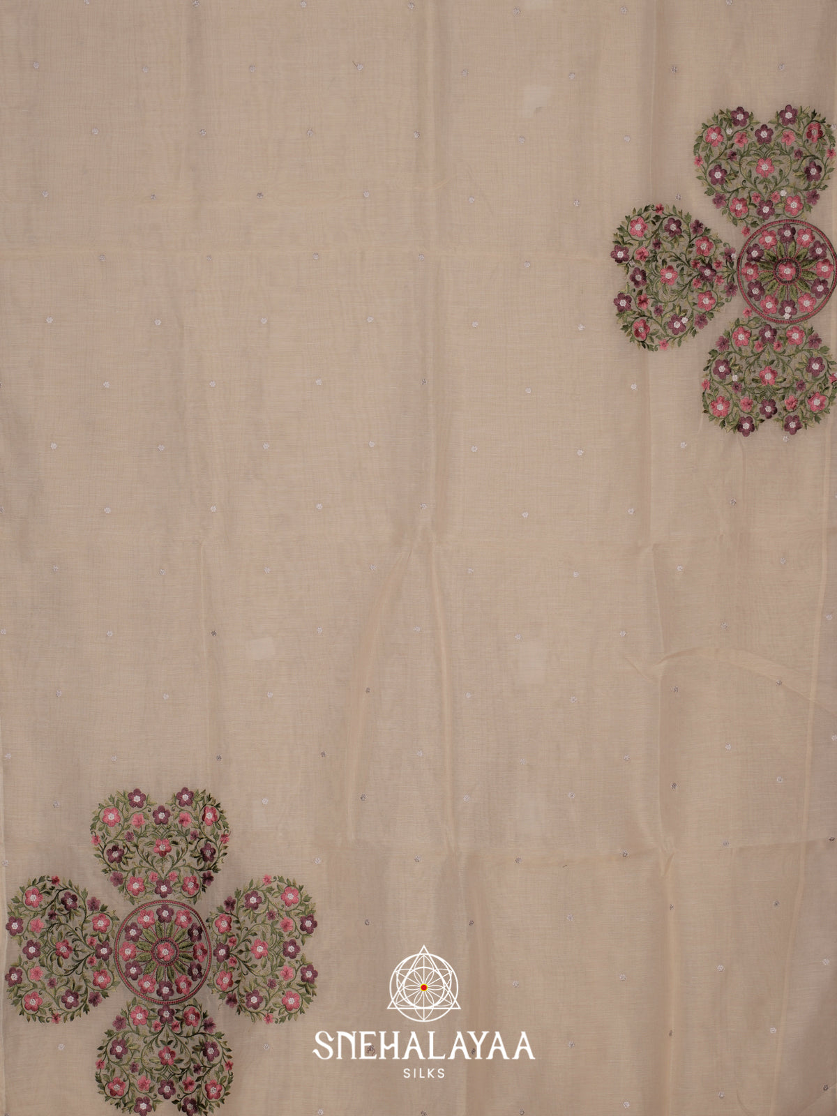 Sandal Linen Saree