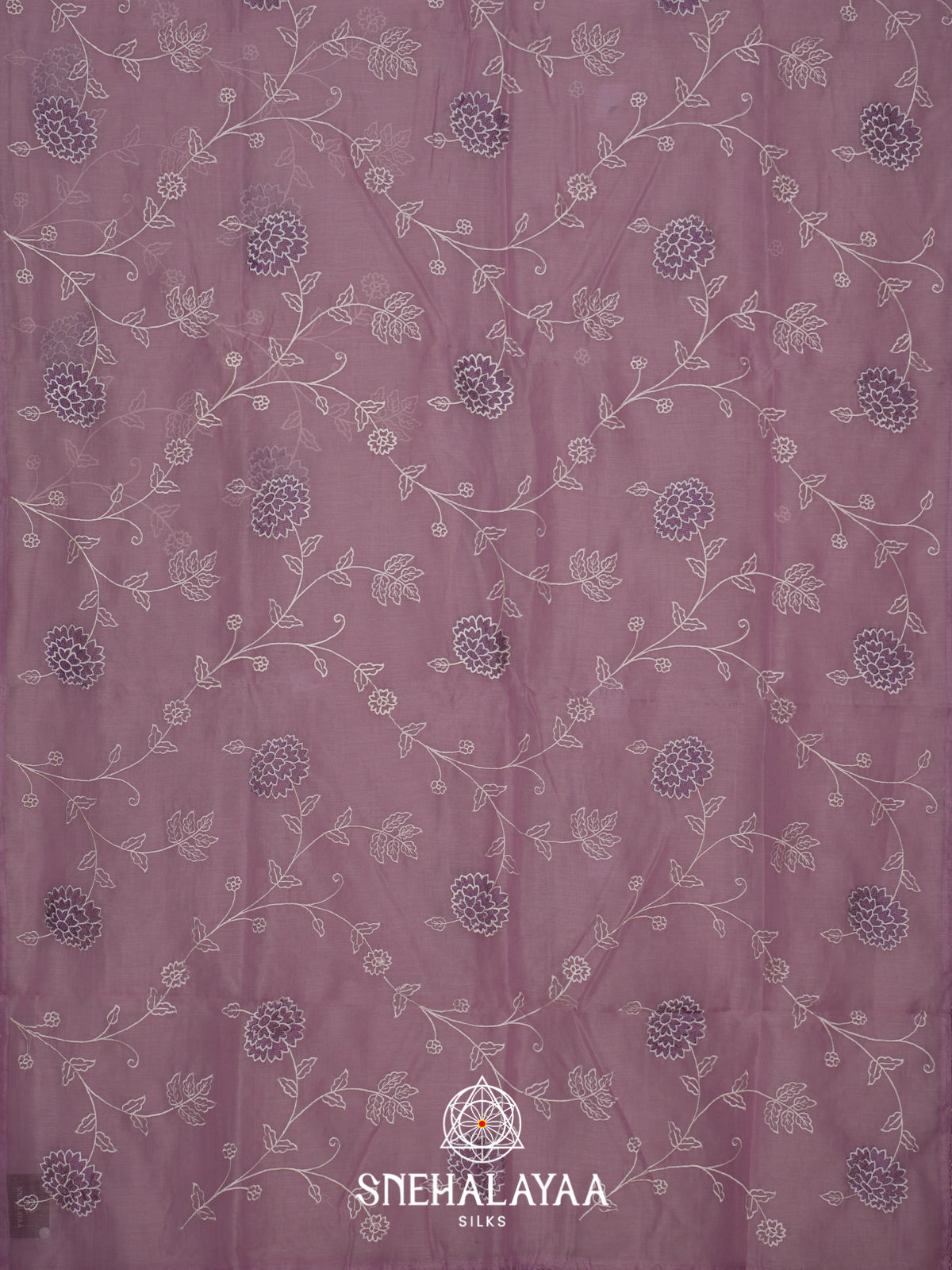 Lavender Linen Saree