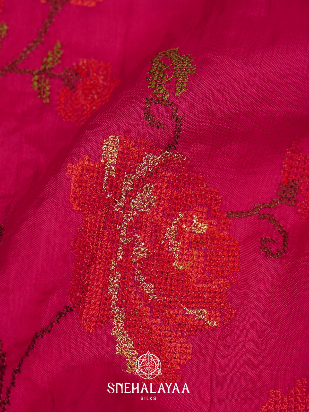 Pink Dola Silk Saree