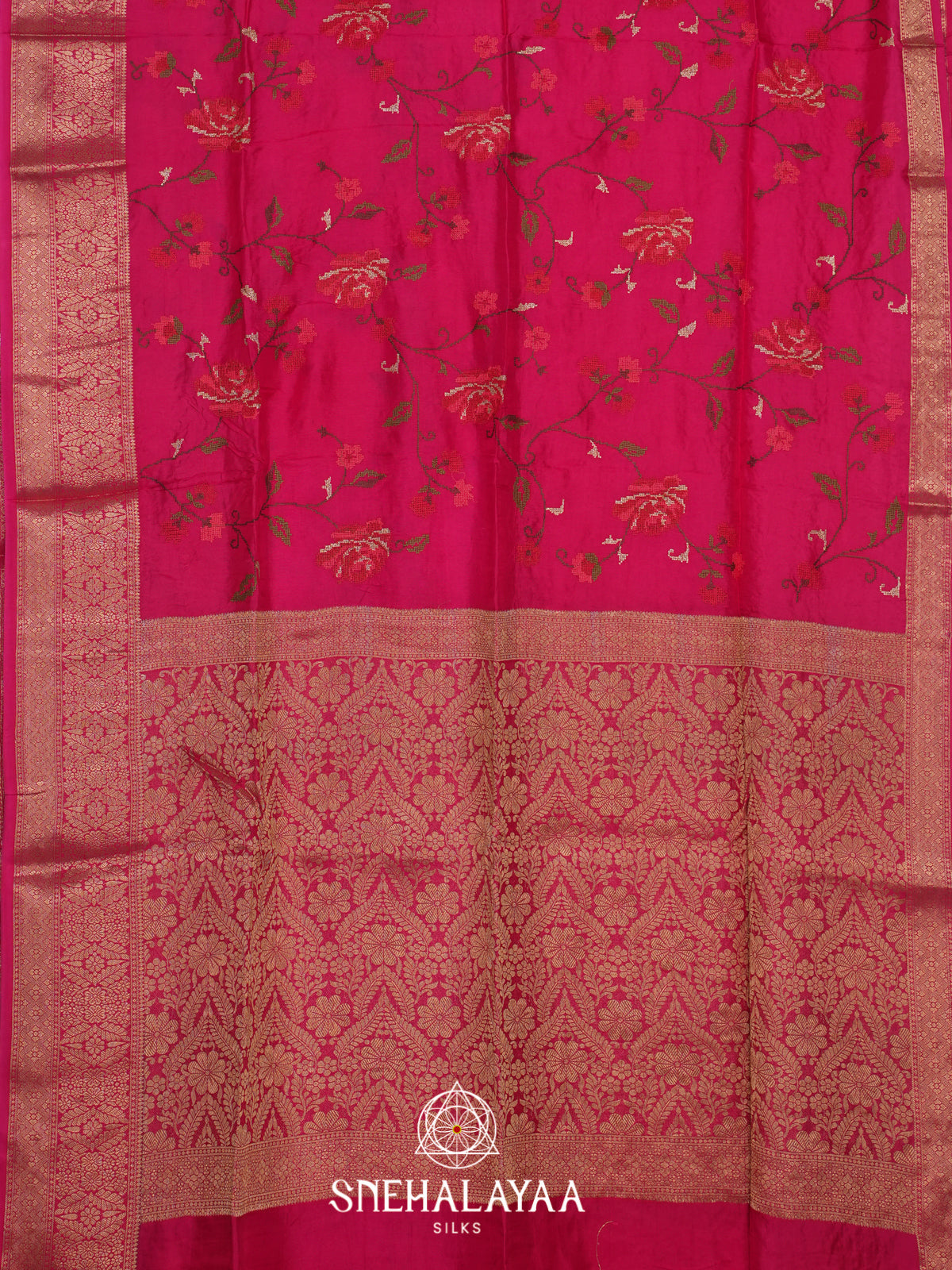 Pink Dola Silk Saree