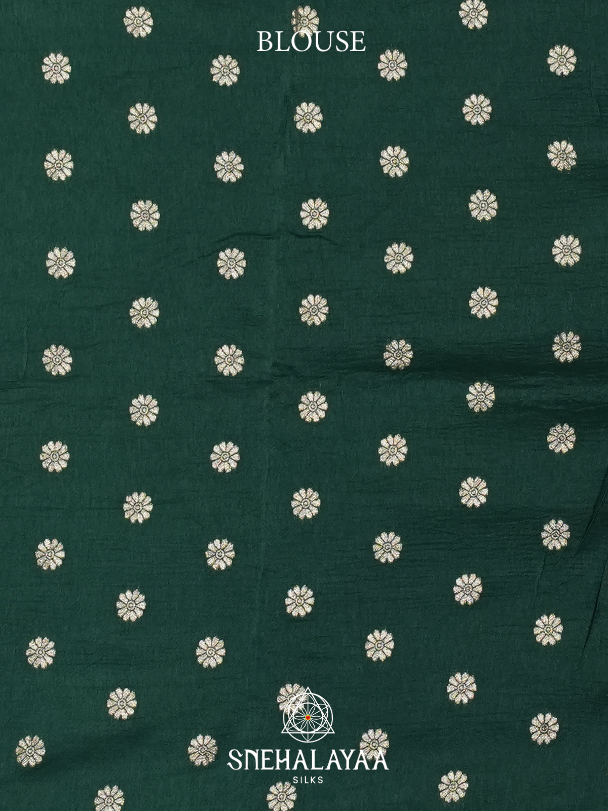 Green Crushed Tissue Saree