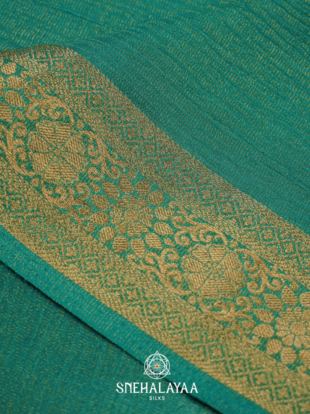 Ramar Green Crushed Tissue Saree