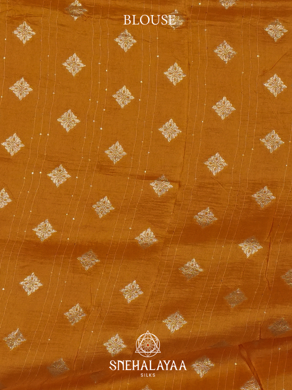 Yellow Crushed Tissue Saree