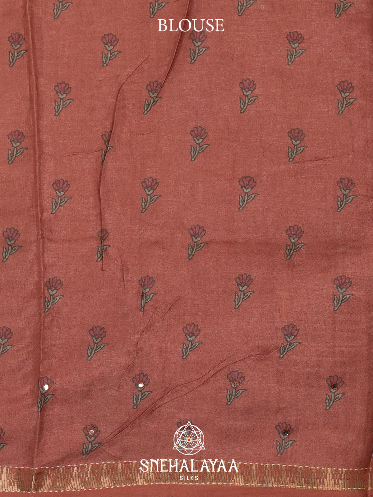 Orange Tussar Saree